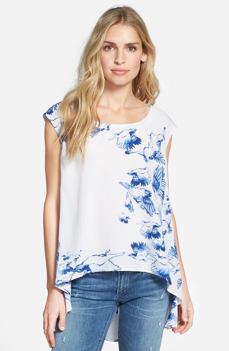 Hinge 'Floaty' High/Low Tee, Main, color, 