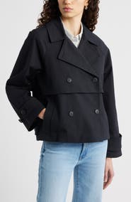 Nordstrom Stretch Cotton Trench Coat
