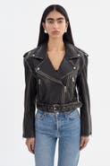 LAMARQUE FORD | Distressed Leather Jacket