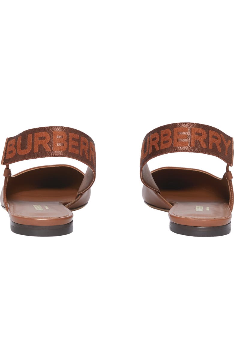 Burberry Maria Asymmetrical Slingback Flat, Alternate, color,