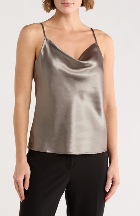 Cowl Neck Satin Camisole