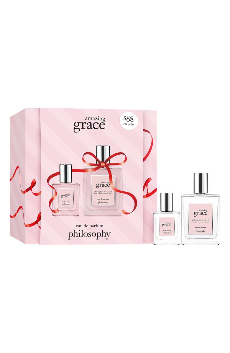 philosophy Amazing Grace Eau de Parfum Duo (Limited Edition) $94 Value, Main, color,
