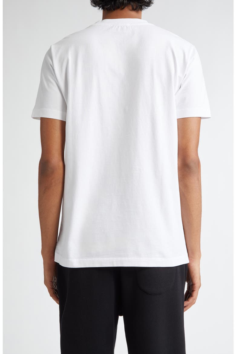 Off Stamp Slim Logo T-Shirt, Alternate, color, WHITE BLACK