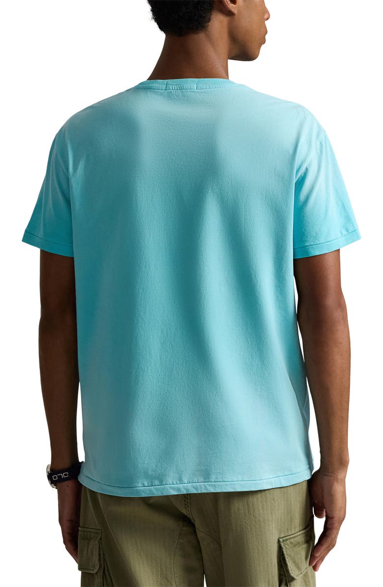 Polo Ralph Lauren Classic Fit Polo Bear Graphic T-Shirt, Alternate, color, Perfect Turquoise- Summer Bear