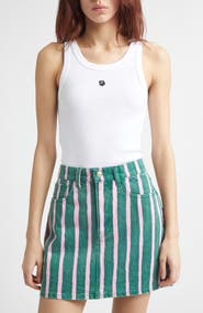 Marimekko Kedol Unikko Stretch Cotton Rib Tank