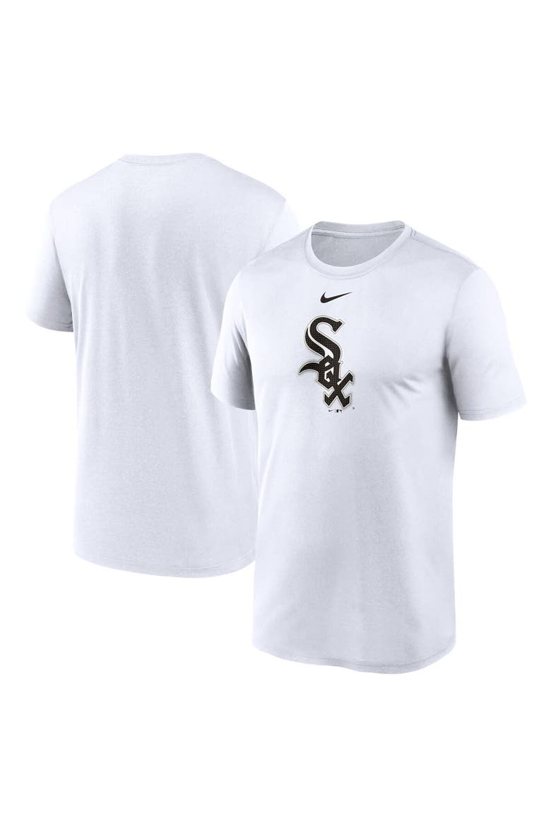 Men's Nike  White Chicago White Sox Legend Fuse Large Logo Performance T-Shirt, Main, color, White