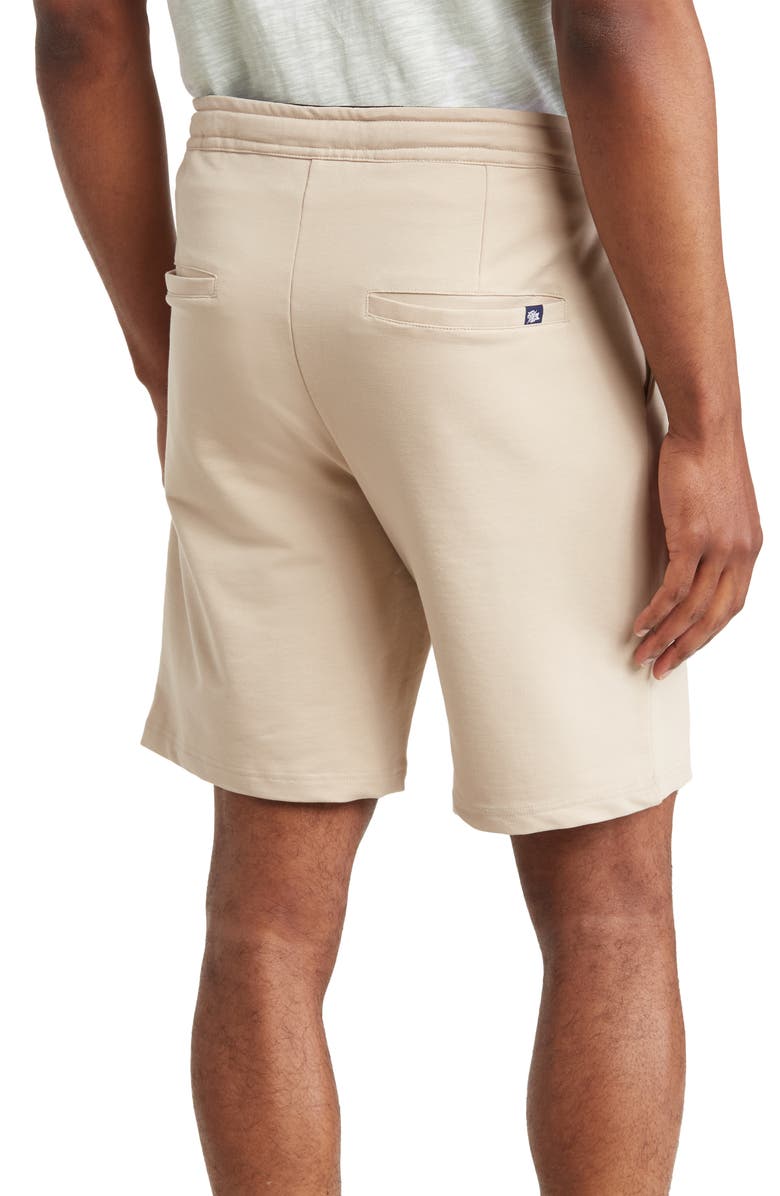 Stone Rose French Terry Fleece Chino Shorts, Alternate, color, Sand