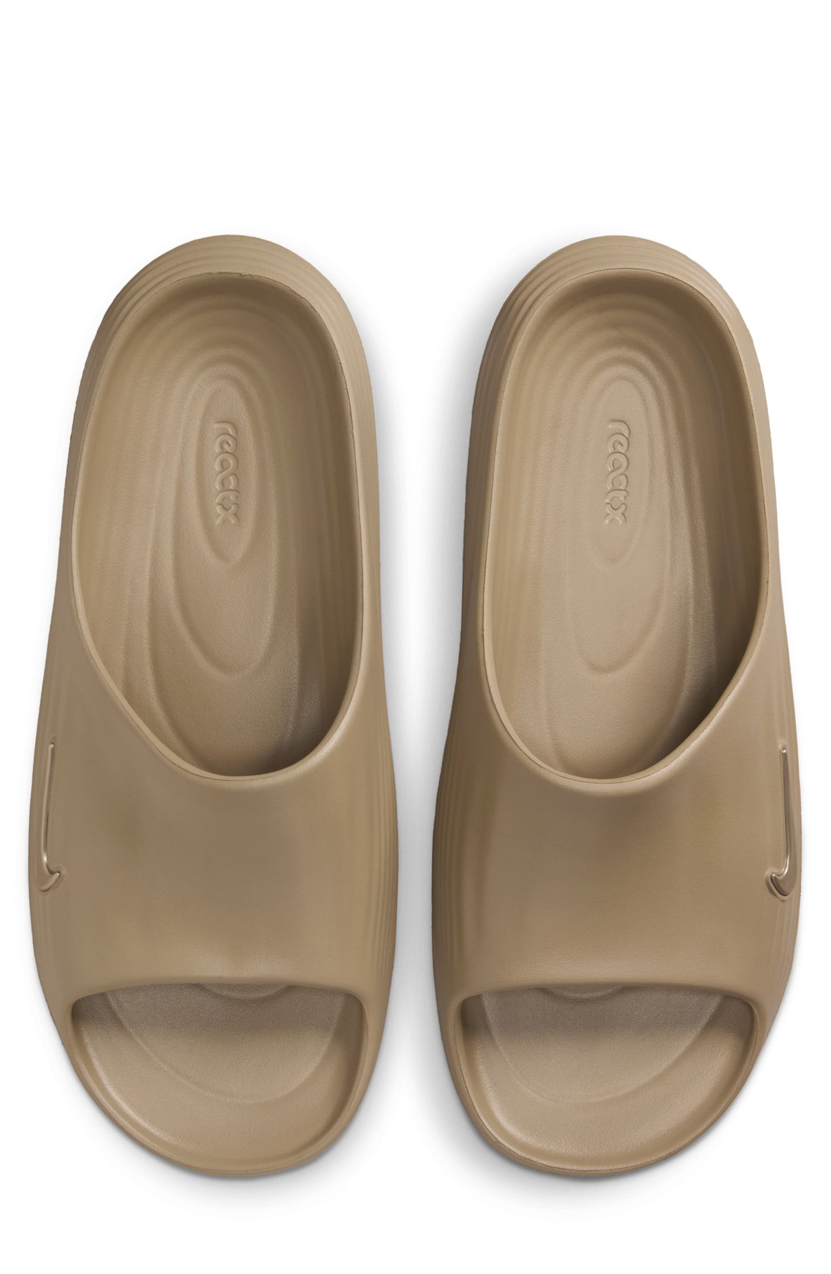 Nike ReactX Rejuven8 Slide, Alternate, color, Khaki/ Khaki