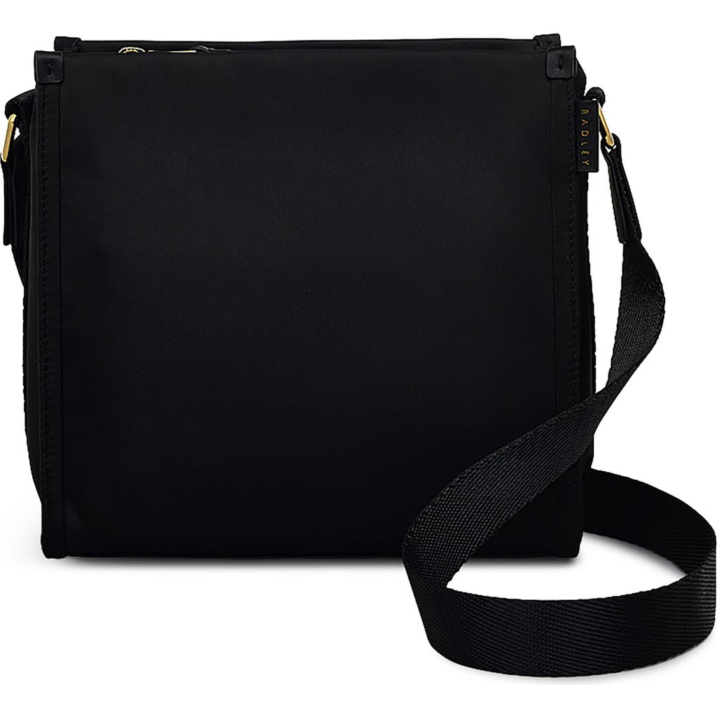 Radley London Canford Gardens Medium Zip Crossbody Bag In Black