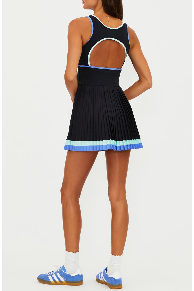Antonia Minidress, Alternate, color, SAPPHIRE SEA COLORBLOCK