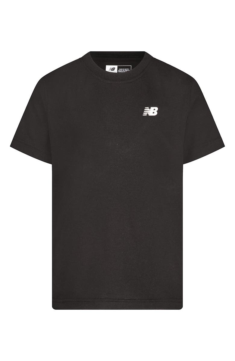 New Balance Kids' Logo Graphic T-Shirt & Shorts 3-Piece Set, Alternate, color, 