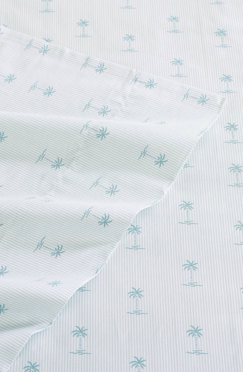 Tommy Bahama Kew Palms 200 Thread Count Sheet Set, Alternate, color, Silver\Blue