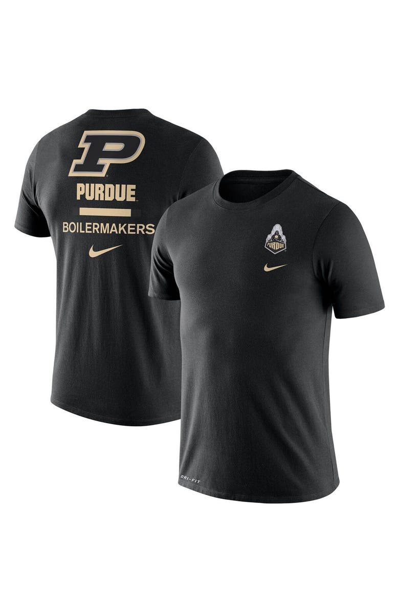 Nike Men's Nike Black Purdue Boilermakers DNA Logo Performance T-Shirt, Alternate, color,