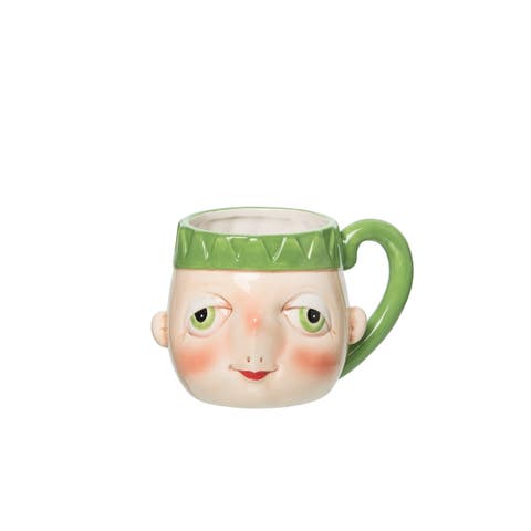 Bartholomew Elf Gathered Traditions Joe Spencer Figure Dimensional Mug 30 oz