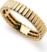 Ana Luisa Solid Yellow Gold - Medium Galaxy Ring