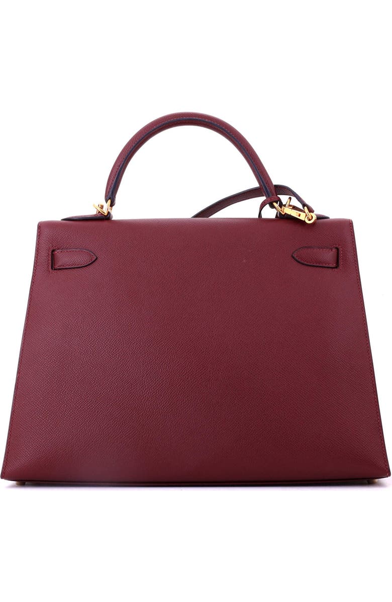 Pre-Owned Hermes Kelly Handbag Red Epsom with Gold Hardware 32, Alternate, color, Rouge H