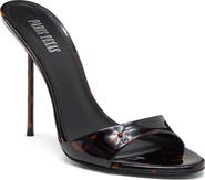 Paris Texas Lidia Leather Heeled Mule
