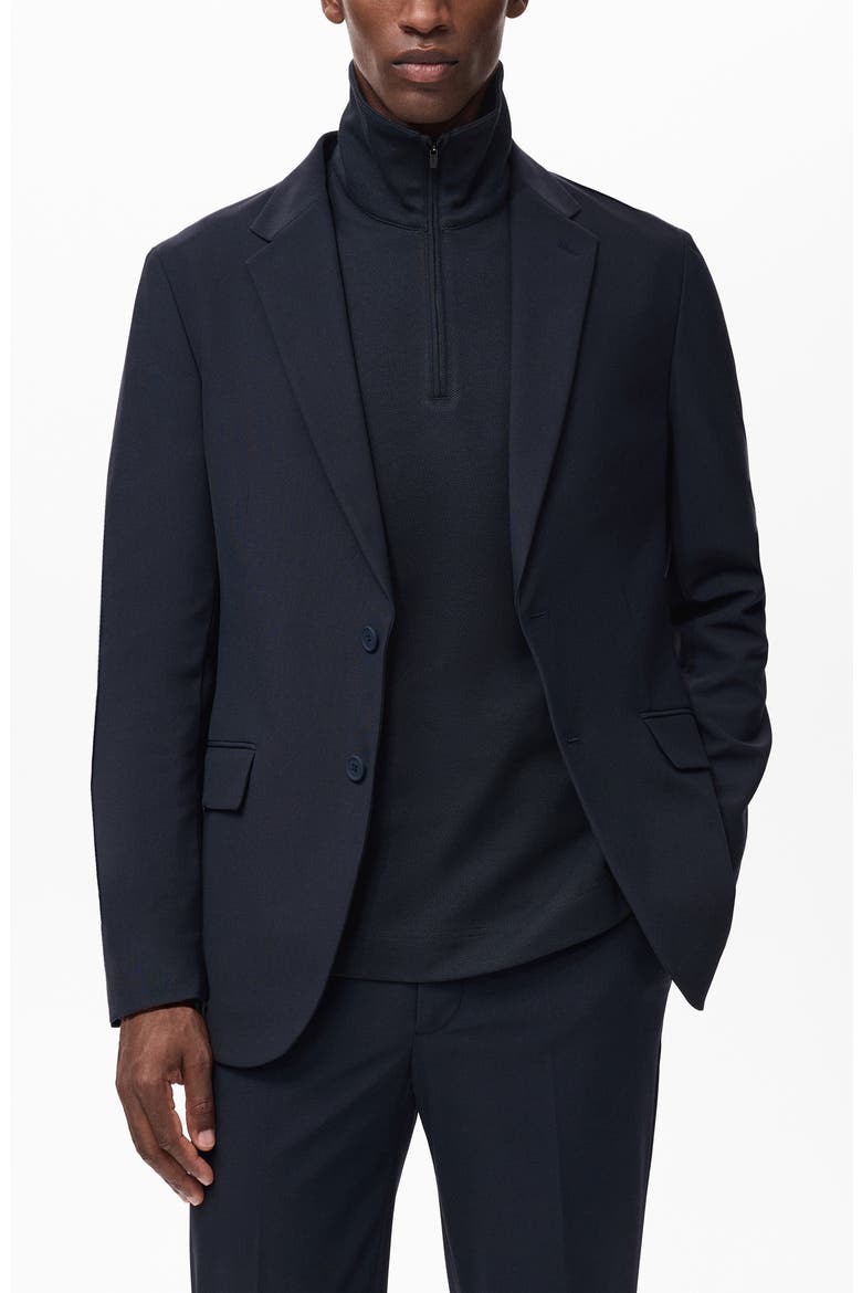 Zurich Slim Fit Thermolite® Suit Jacket, Main, color, NAVY