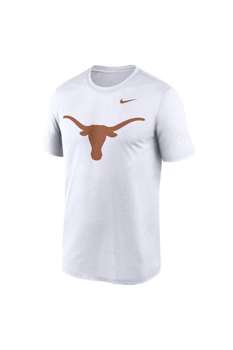 Men's Nike White Texas Longhorns Primetime Legend Logo T-Shirt, Alternate, color, White