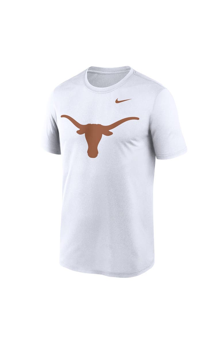 Nike Men's Nike White Texas Longhorns Primetime Legend Logo T-Shirt, Alternate, color, White