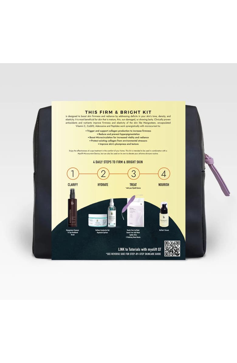 7e Wellness MyoLift Firm and Brightening Kit | 2-Week Beauty Bootcamp for Radiance & Firmness | Targets Hyperpigmentation, Sagging, & Jowls | Ideal for Mature, Sun-Damaged Skin | Use with MyoLift Microcurrent Device, Alternate, color, NO COLOR