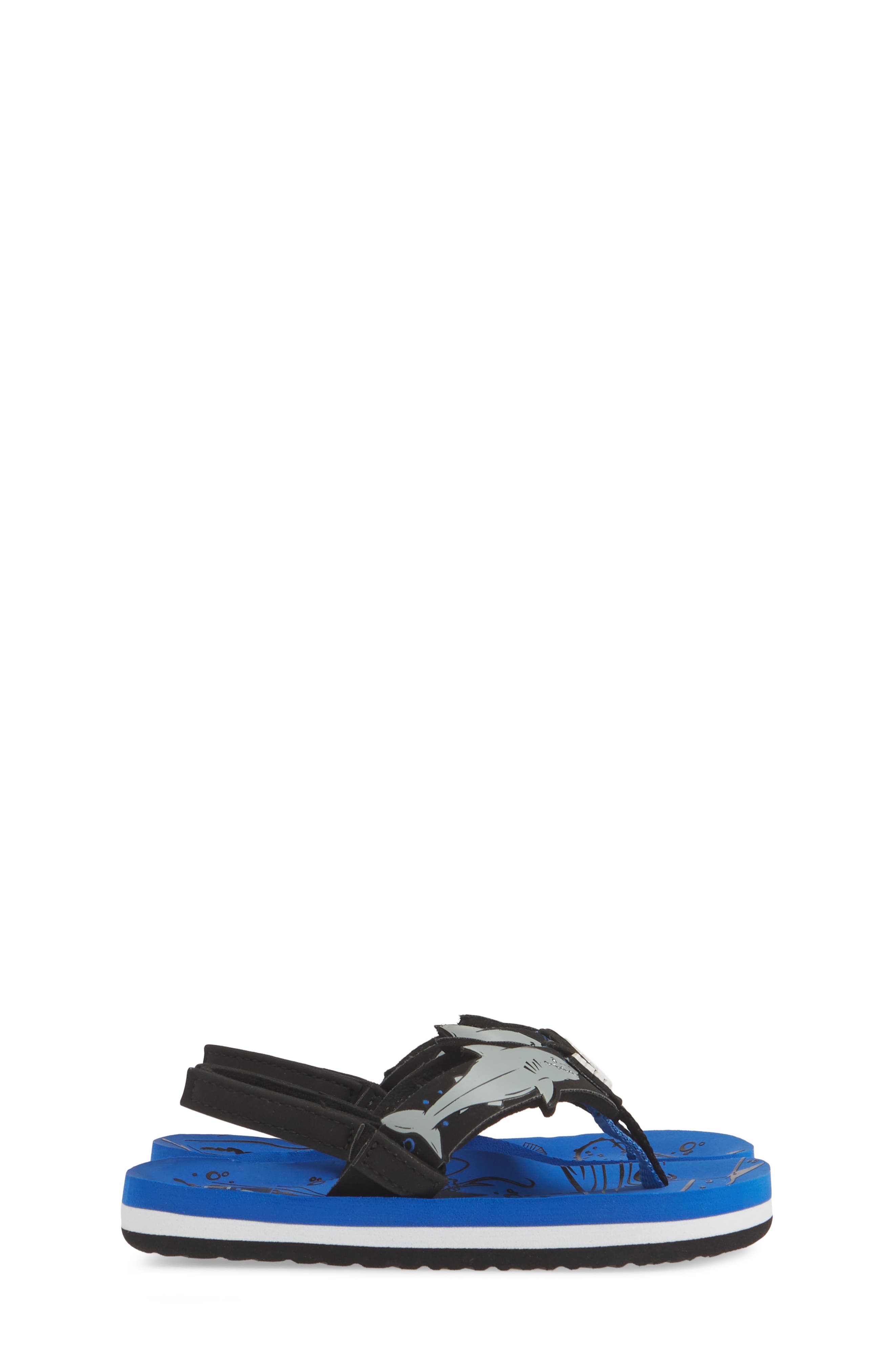 Reef Ahi Shark Flip Flop, Alternate, color, 