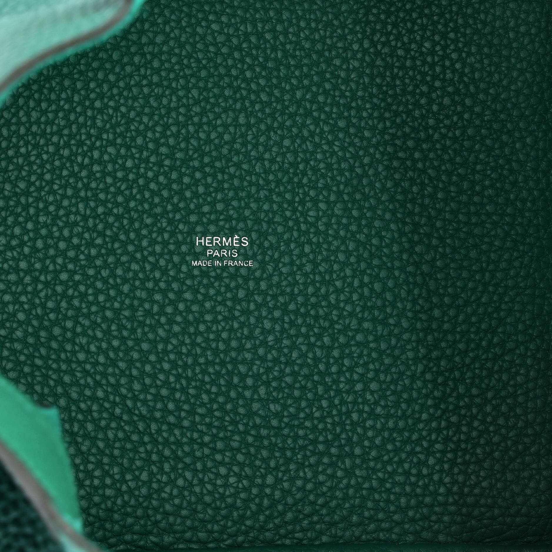 Pre-Owned Hermes Picotin Lock Bag Clemence MM, Alternate, color, Vert Vertigo