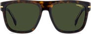 Carrera Eyewear 57mm Rectangular Sunglasses