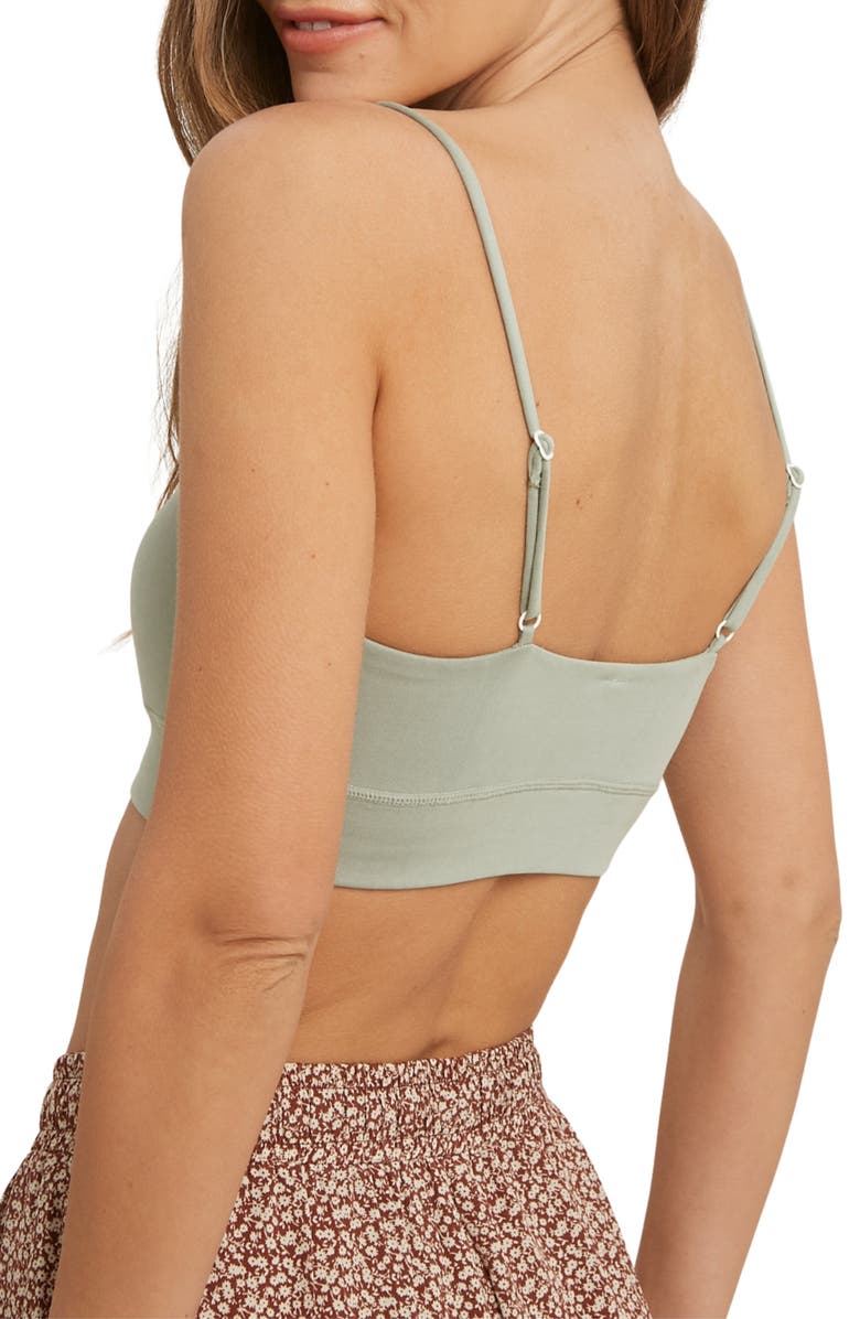 WISHLIST Bralette, Alternate, color, Sage