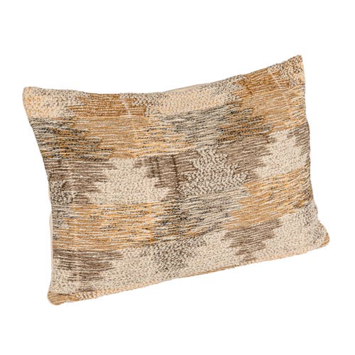 Storied Home Kilim Craft Lumbar Pillow In Neutral