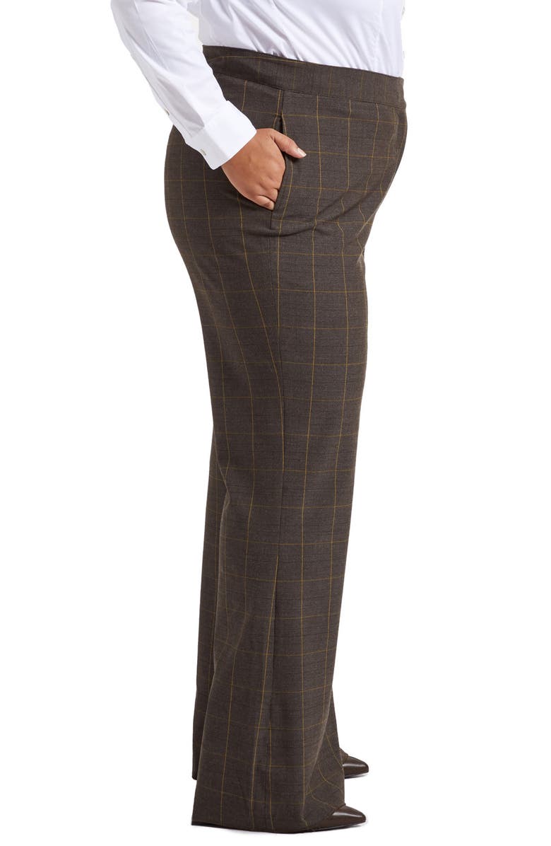 Pari Passu Dalita Windowpane Flare Trousers, Alternate, color,