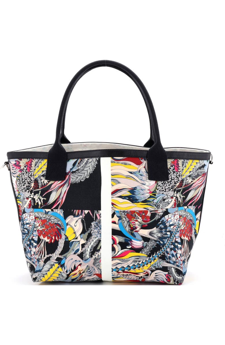 Pre-Owned Hermes Petit H So Tote Printed Canvas, Main, color, Multicolor