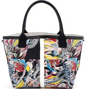 Pre-Owned Hermes Petit H So Tote Printed Canvas