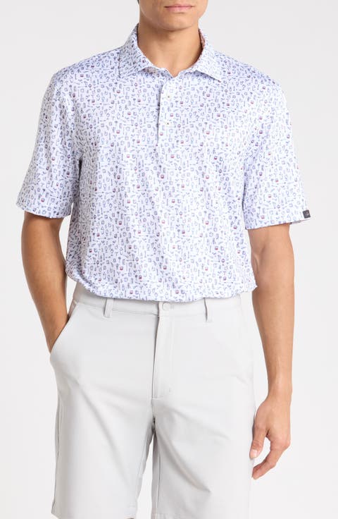 Americana Drinks Knit Polo