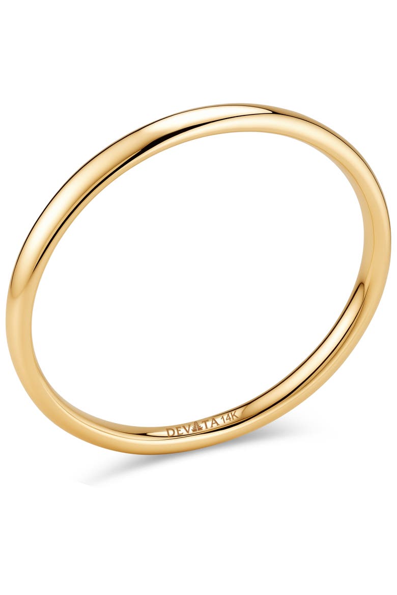 2mm Dome Forever Band Ring in 14K Gold, Main, color, Gold