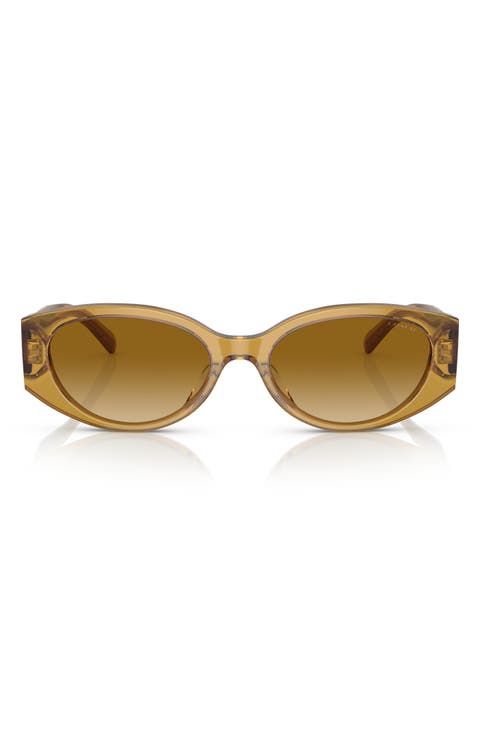 57mm Oval Sunglasses