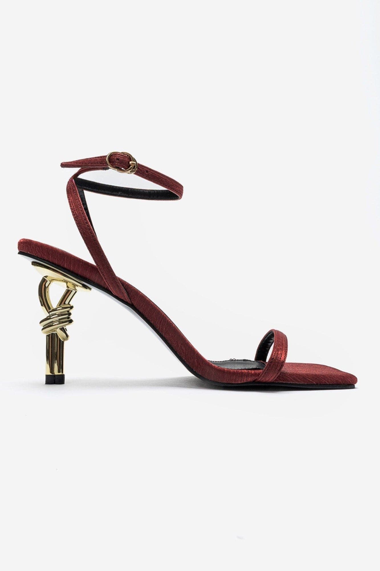 Sone Stiletto Ankle Strap Sandal, Alternate, color, Dark Red