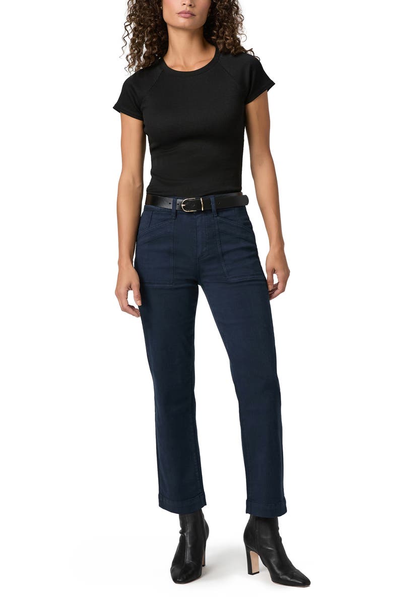 PAIGE Quincy Ankle Straight Leg Jeans, Alternate, color, Vintage Navy Seascape