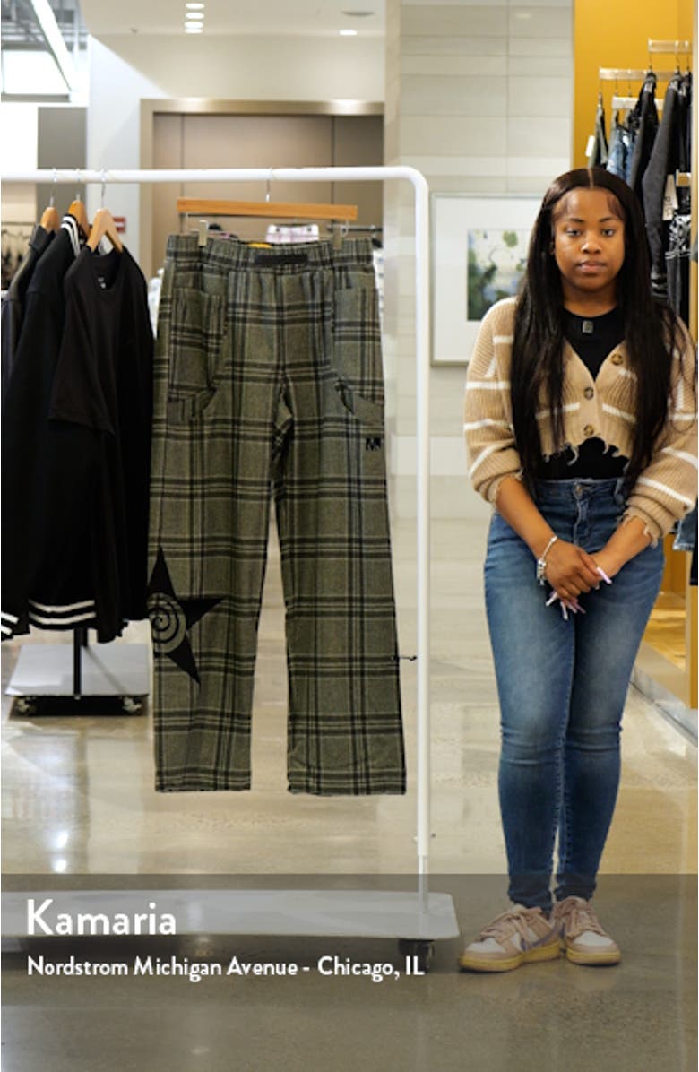 Plaid Wool Blend Flannel Pants, sales video thumbnail