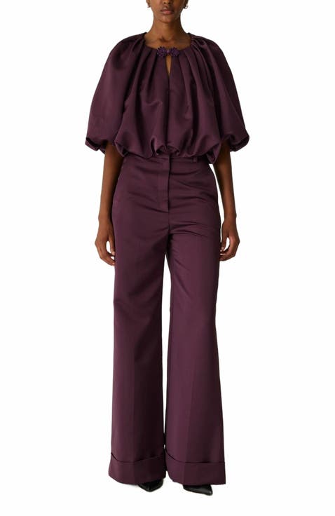 Techy Sateen Bubble Top