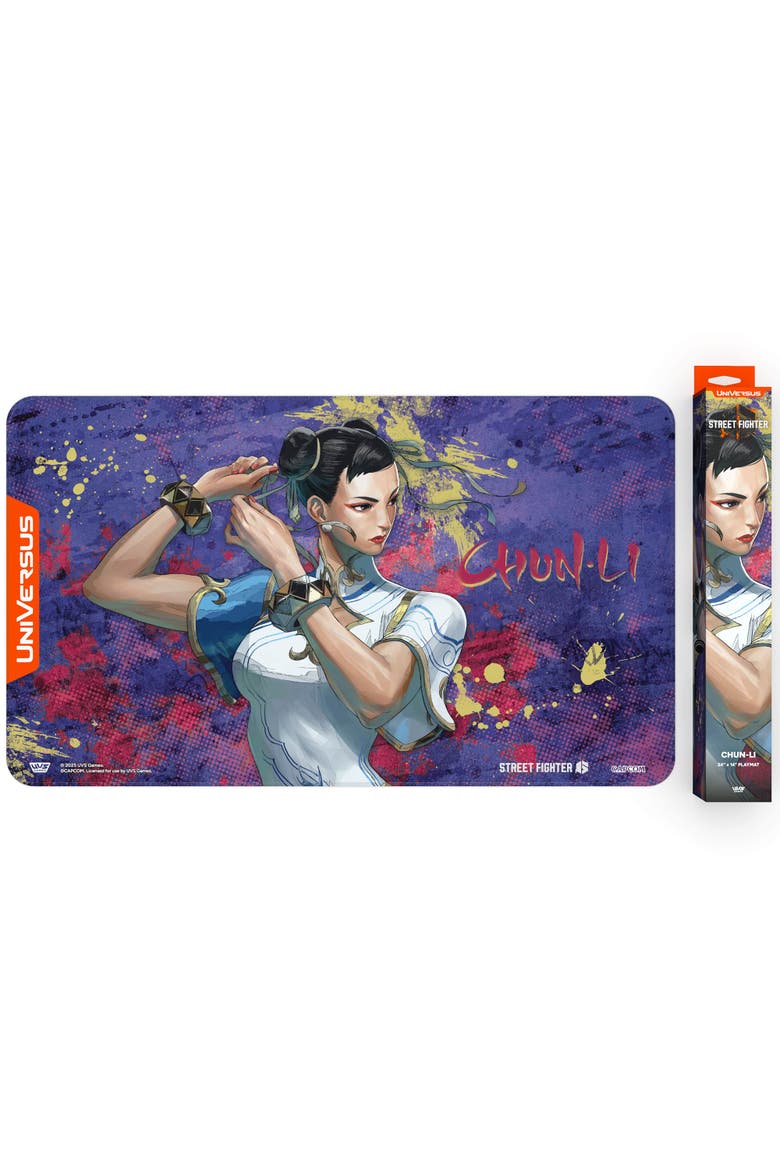 Street Fighter 6 Challenger Series Chun Li Playmat, Alternate, color, Multicolored