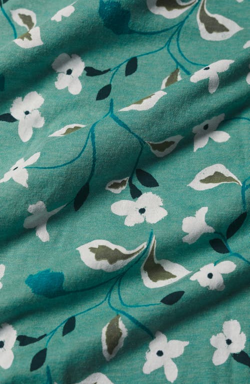 Seasalt Cornwall Embrace Floral Button-up Shirt In Green