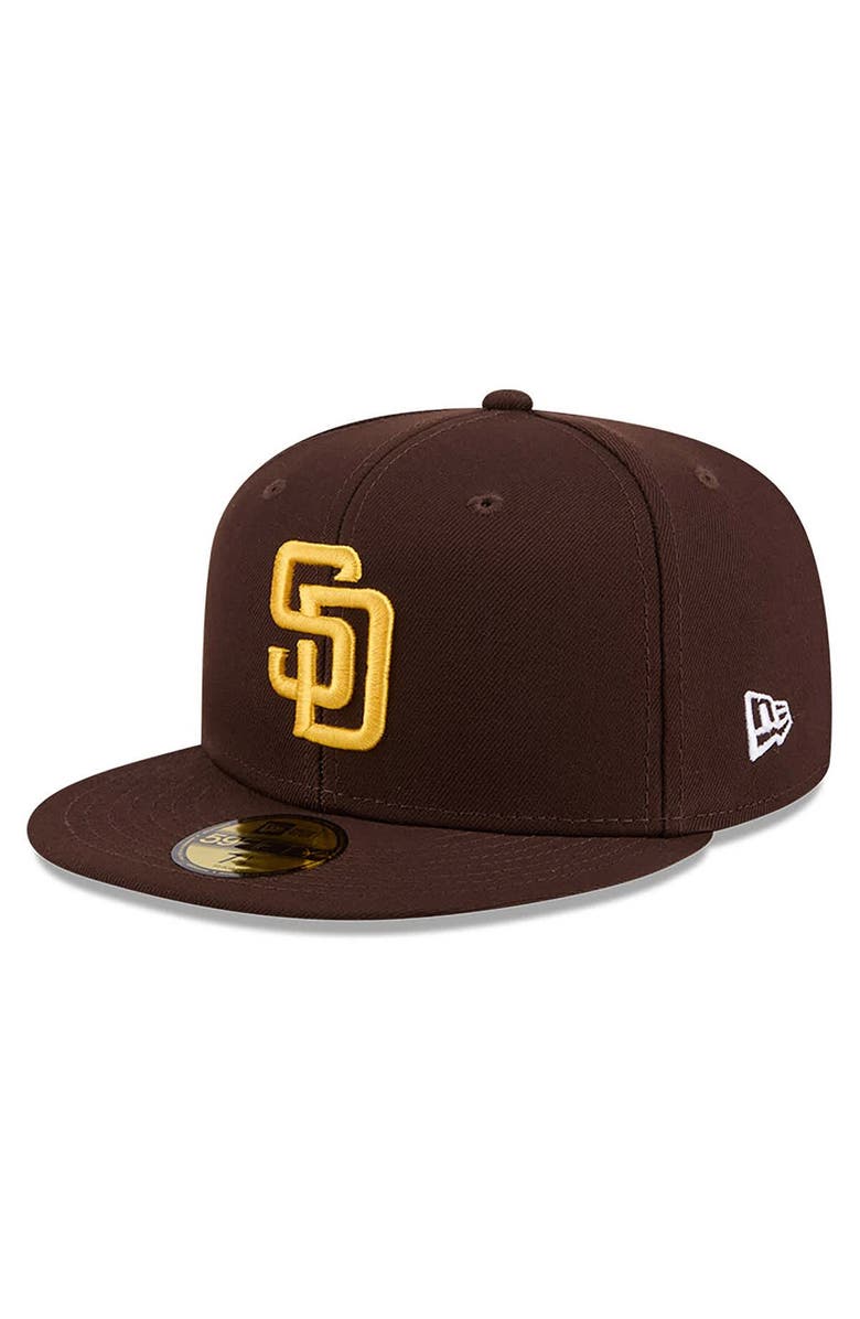 New Era Men's New Era Brown San Diego Padres 2026 Jackie Robinson Day 59FIFTY Fitted Hat, Alternate, color, Brown
