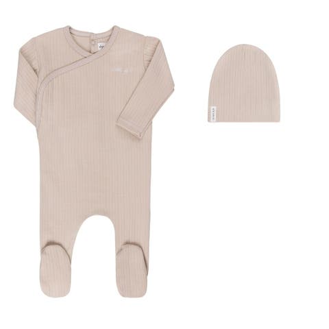 Cotton Little One Collection - Footie + Beanie