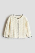 H&M Pointelle-knit Cardigan