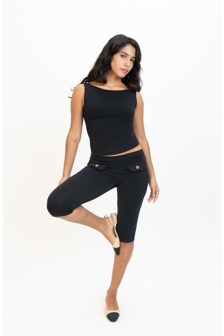 Sleeveless Top, Alternate, color, Black