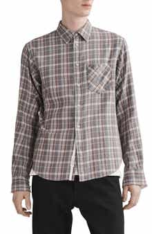 rag & bone Fit 2 Plaid Cotton Button-Up Shirt