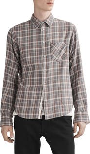 rag & bone Fit 2 Plaid Cotton Button-Up Shirt