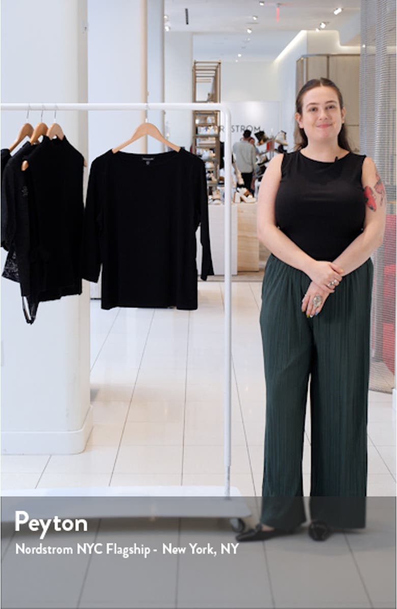 Jersey Boat Neck Top, sales video thumbnail