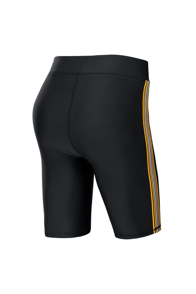 Women's WEAR by Erin Andrews Black Los Angeles Chargers Biker Shorts, Alternate, color, Black